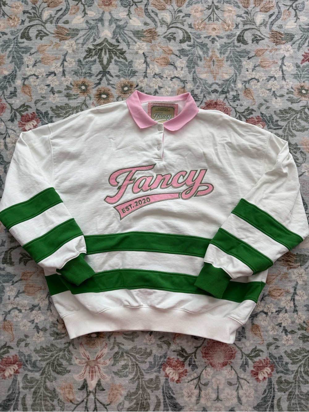 Shop FANCY polo sweatshirt